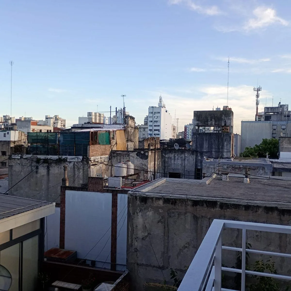 Studio apartment with balcony and BBQ in Constitución