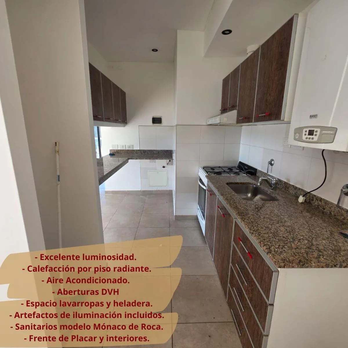 Departamento de 2 ambientes en Pilar Centro con cochera y SUM
