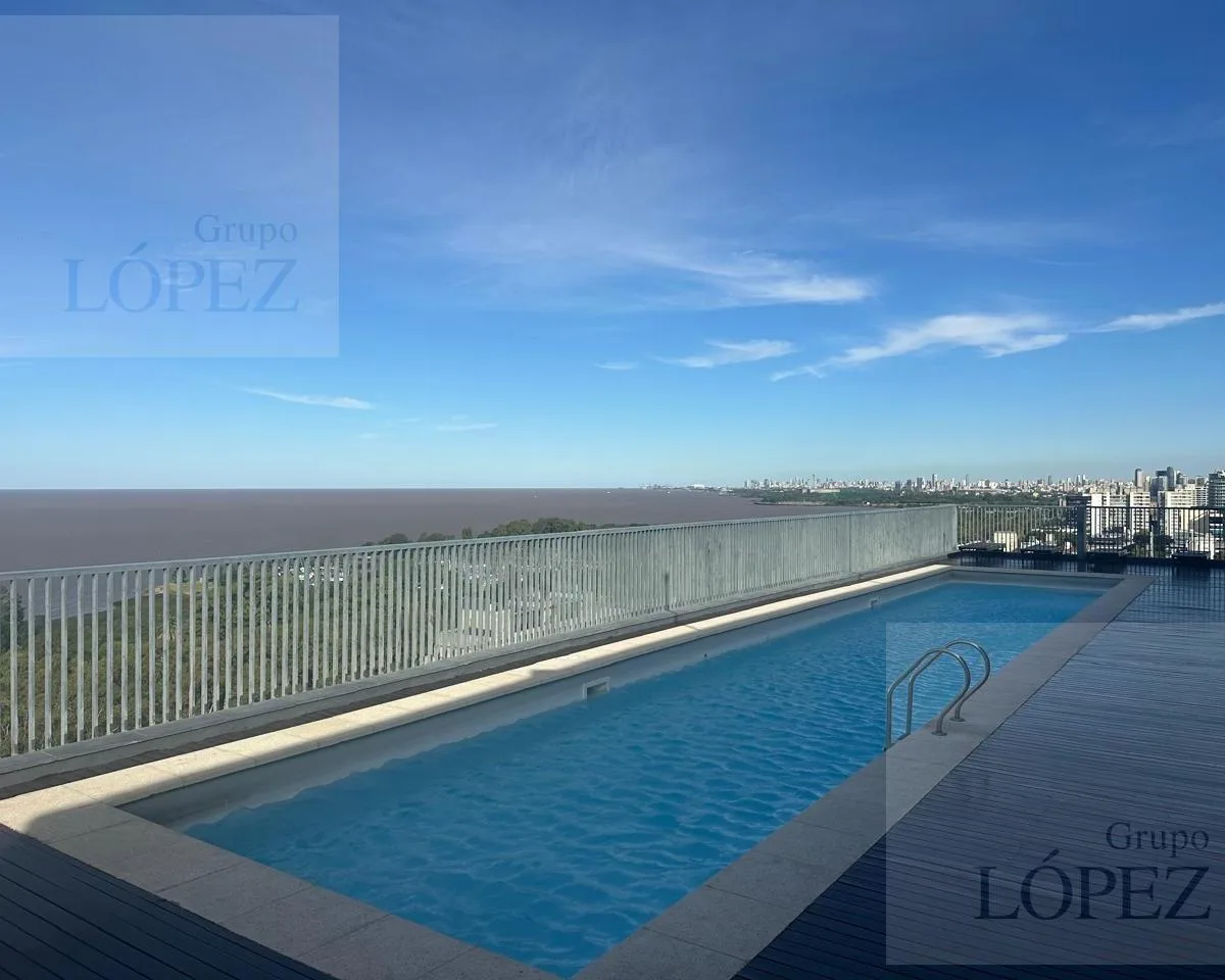 Apartamento de dois ambientes com varanda em Olivos