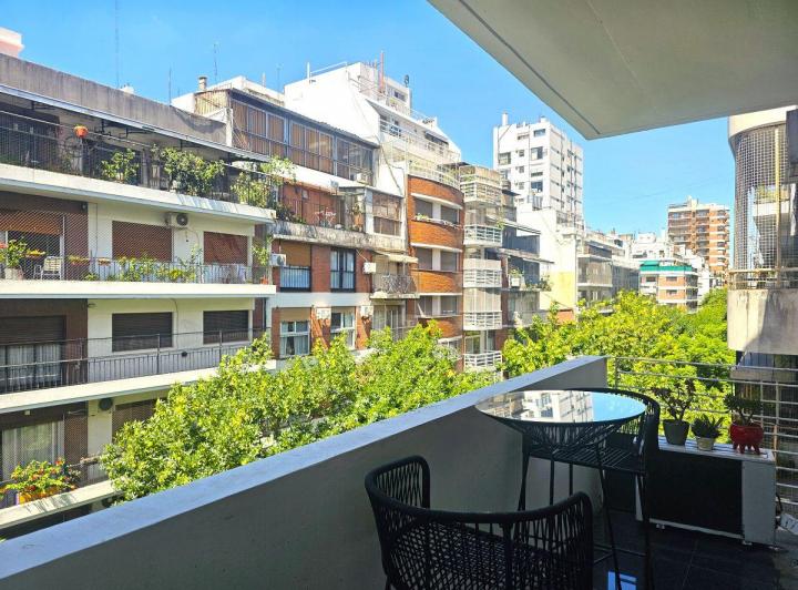 Квартира-студия с мебелью и балконом в Belgrano