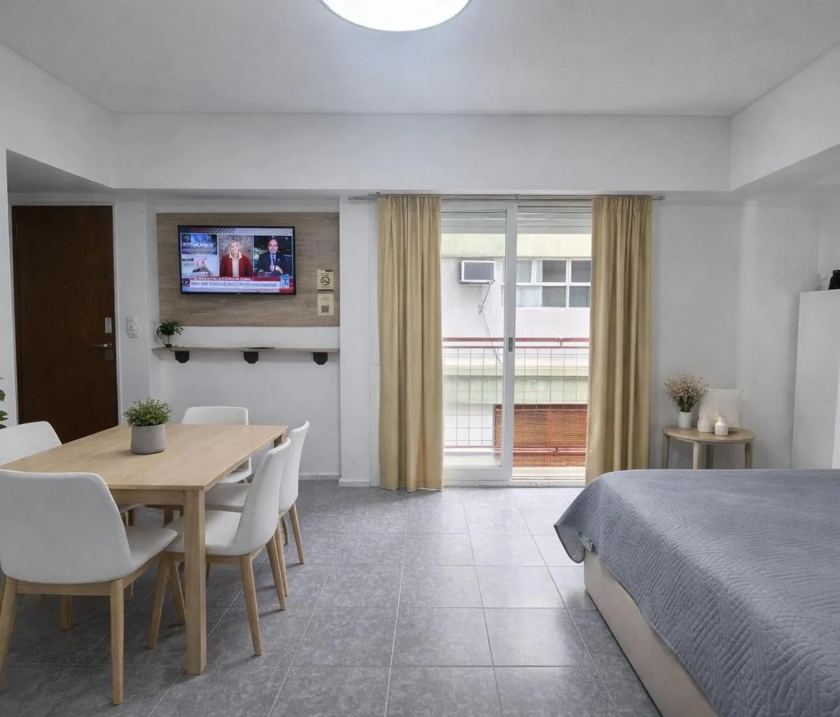 Apartamento de dois ambientes mobiliado em Retiro