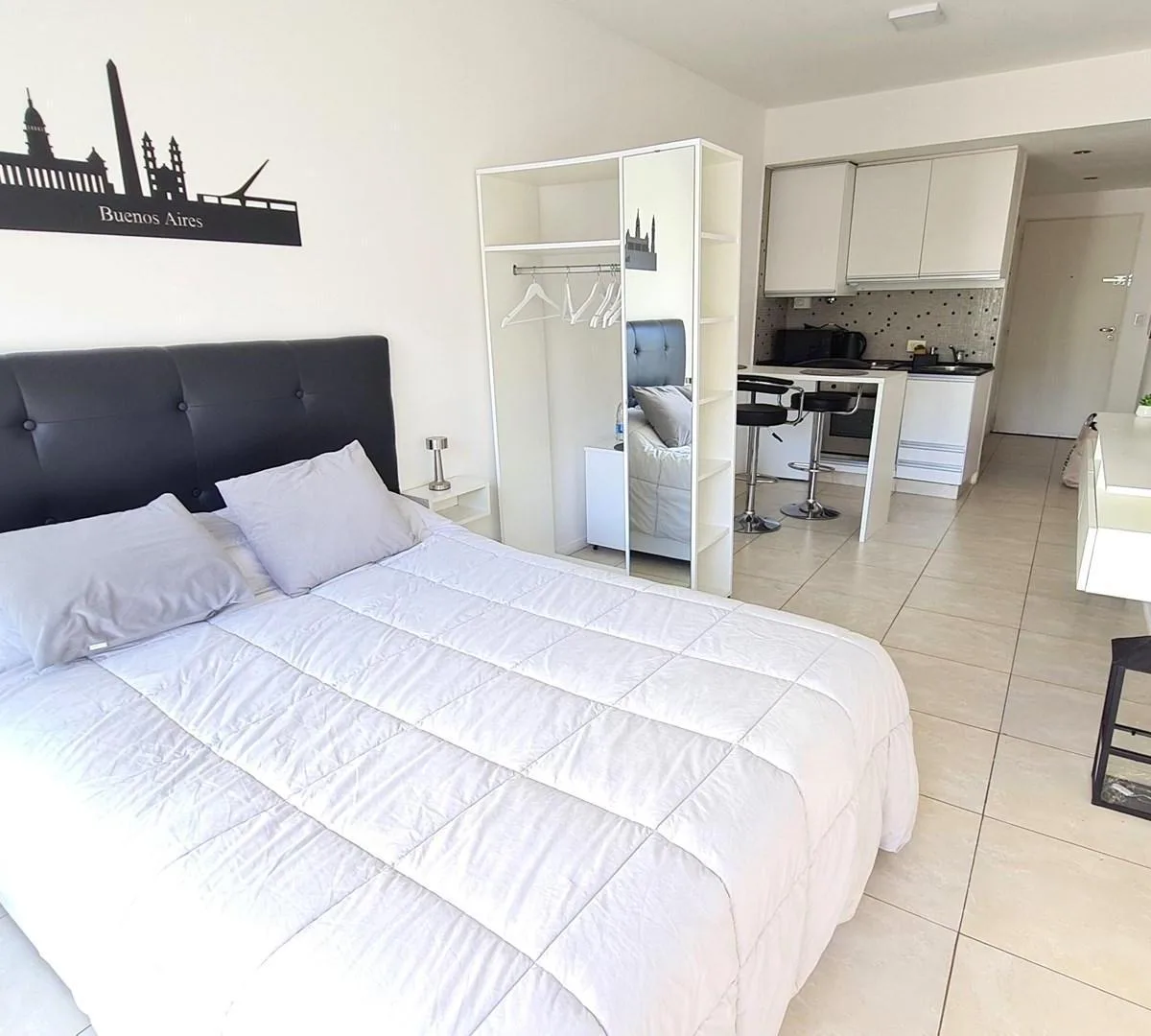 Departamento Monoambiente en Alquiler Amoblado con Amenities en Villa Crespo Cerca Palermo, Capital