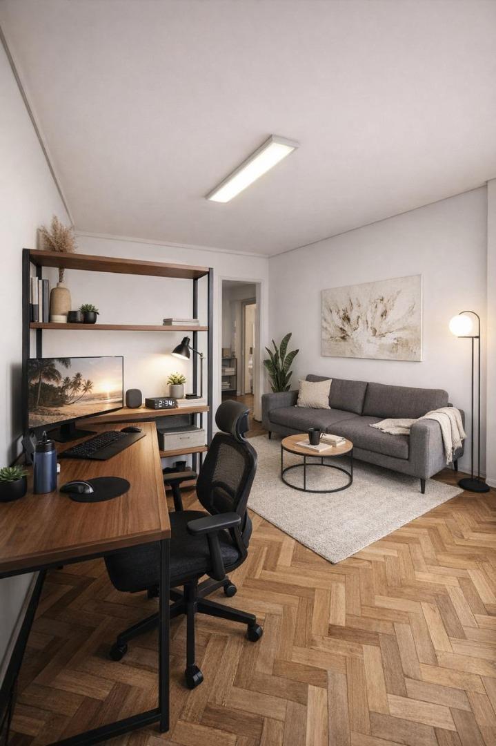 Departamento de 3 ambientes con cochera y baulera en Barracas