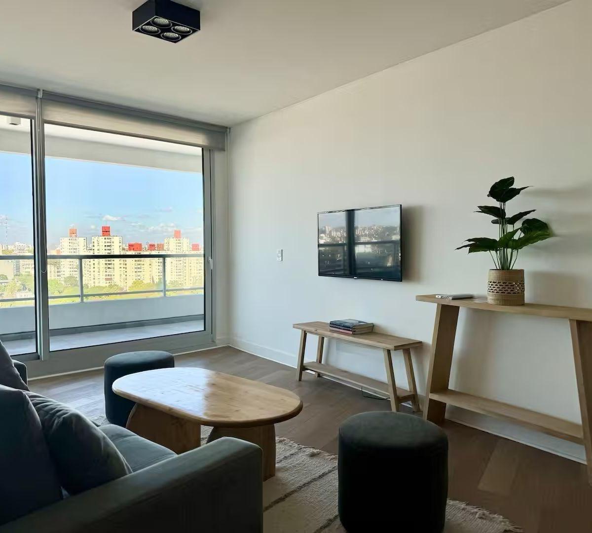 Departamento de 3 ambientes amoblado con balcón en Colegiales