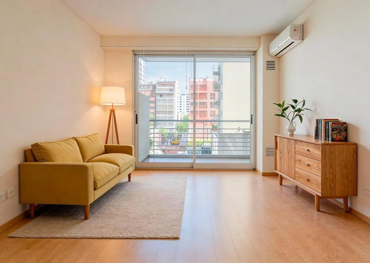 Kitnet em Belgrano com varanda de frente