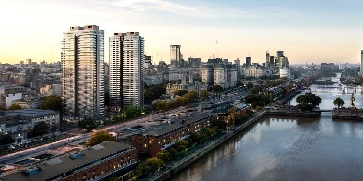 Departamento de 2 ambientes en Puerto Madero