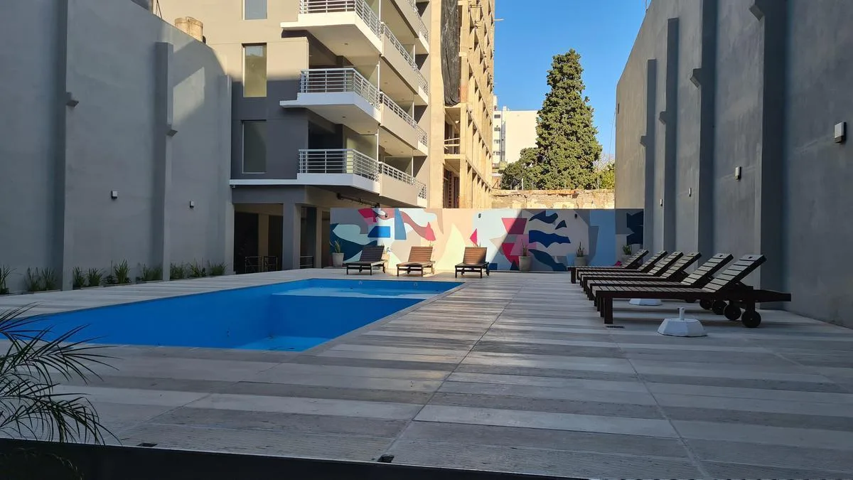 New studio apartment with patio in Constitución