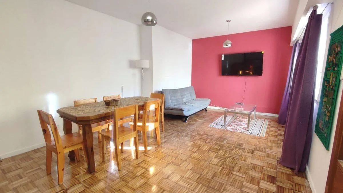 Apartamento mobiliado de 3 ambientes com 2 dormitórios em Belgrano