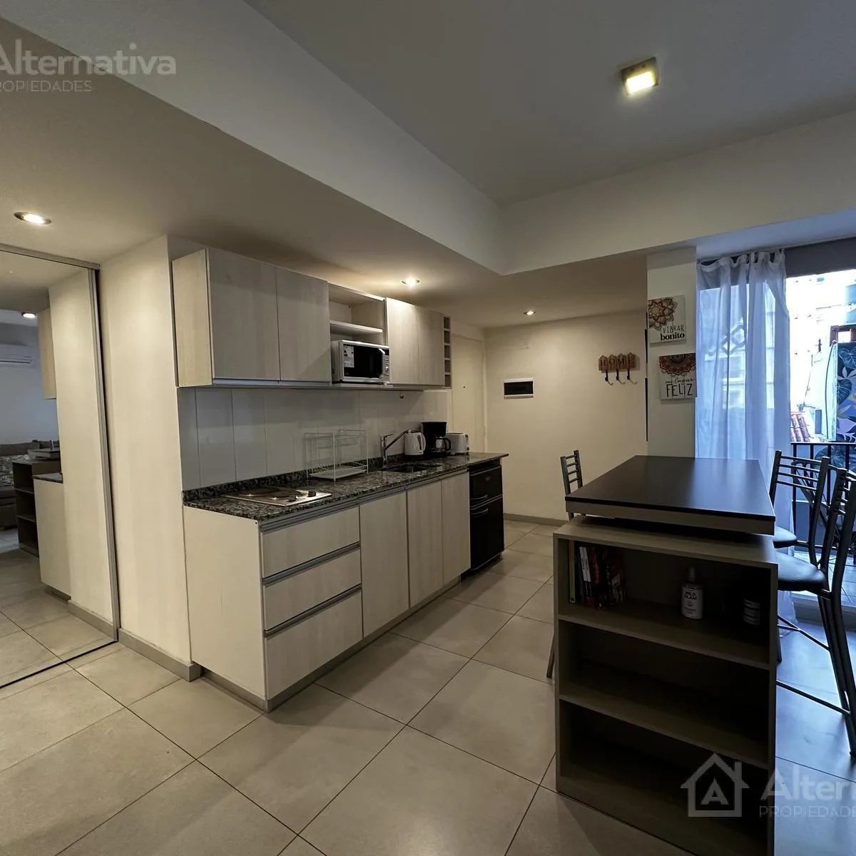 Furnished studio apartment for temporary rent in Palermo