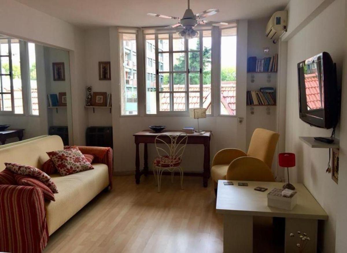 Departamento amoblado de 1 ambiente con pileta en Villa Ortúzar
