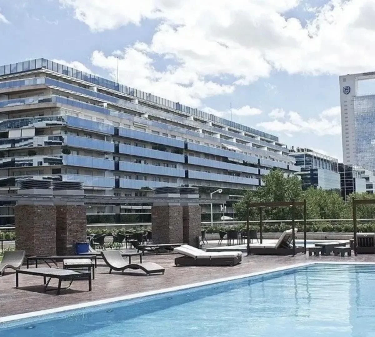Two-room apartment with amenities in Puerto Madero