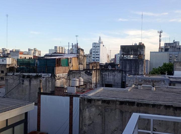 Kitnet em Constitución com varanda e área de churrasco