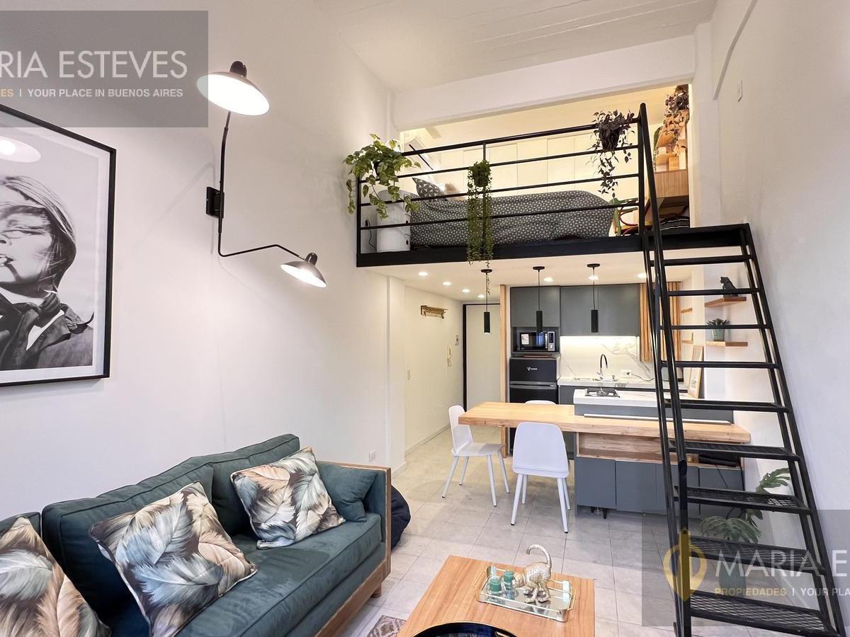 Miniloft com terraço e piscina em Parque Patricios