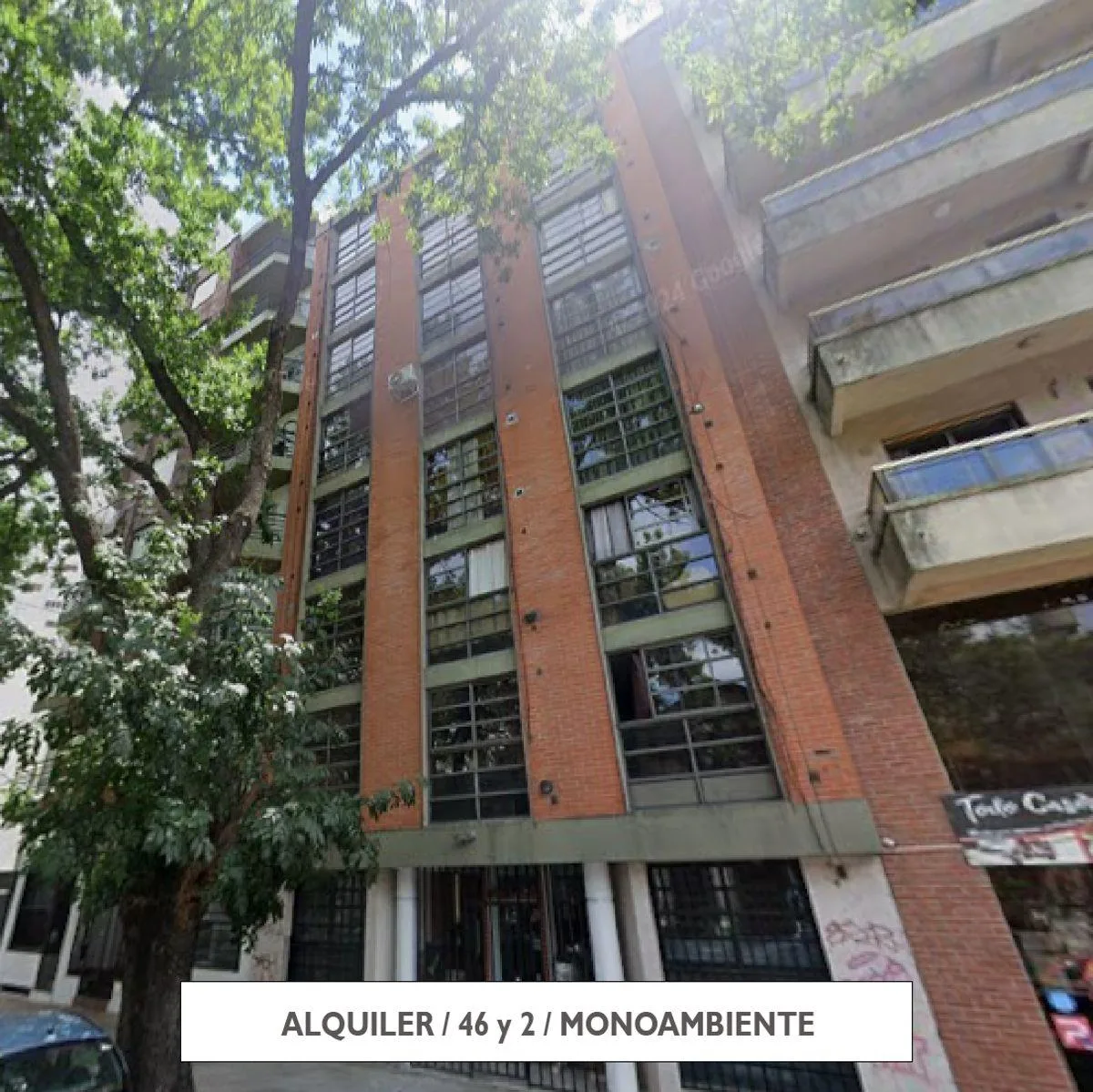 Studio apartment for rent in La Plata