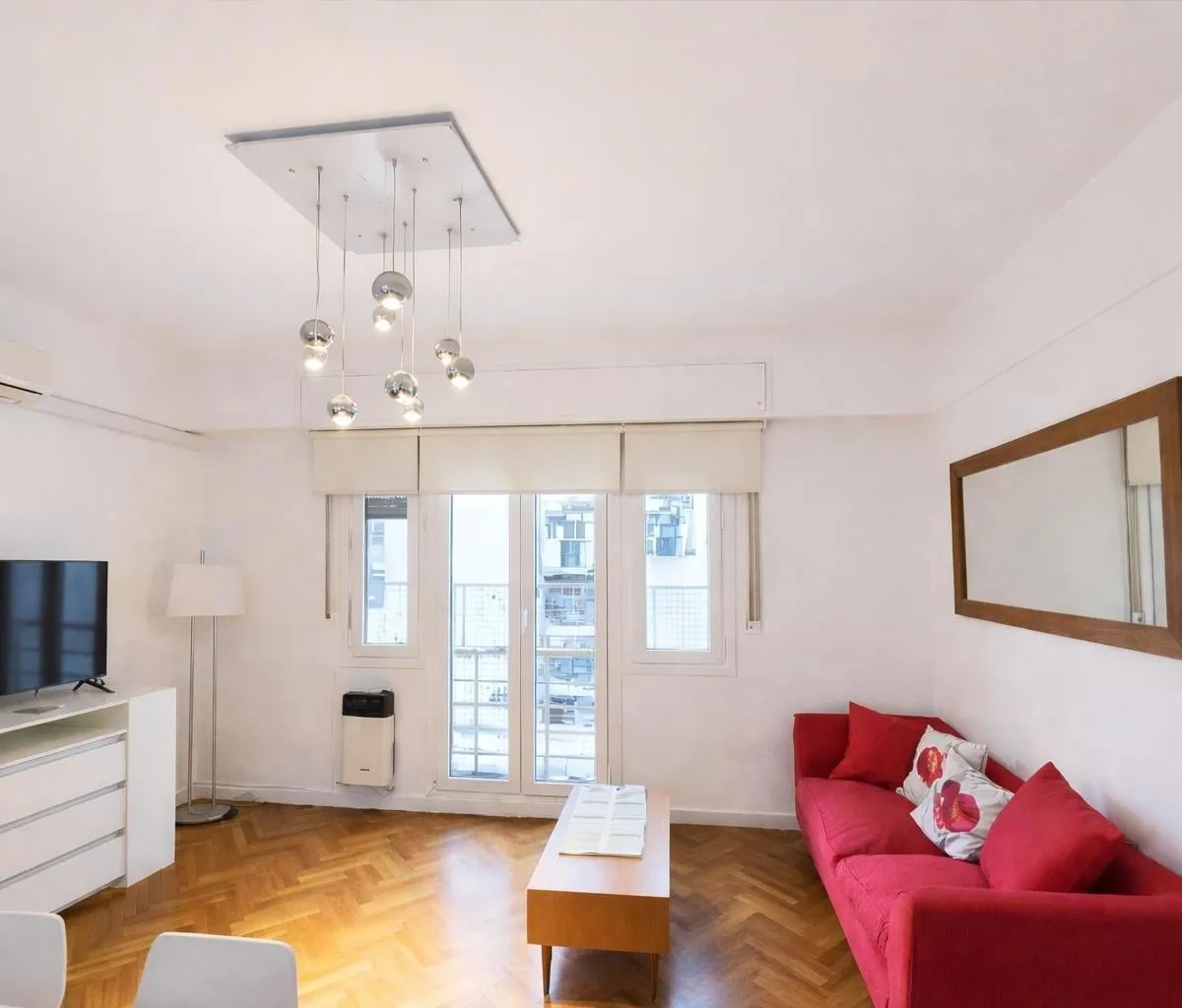 Apartamento de dois ambientes mobiliado com 1 quarto em Recoleta