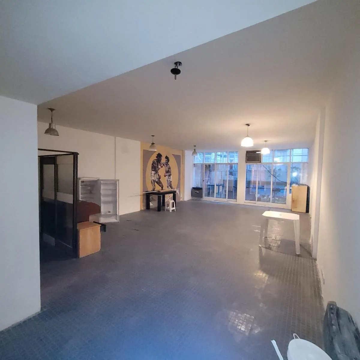 Loft studio with balcony