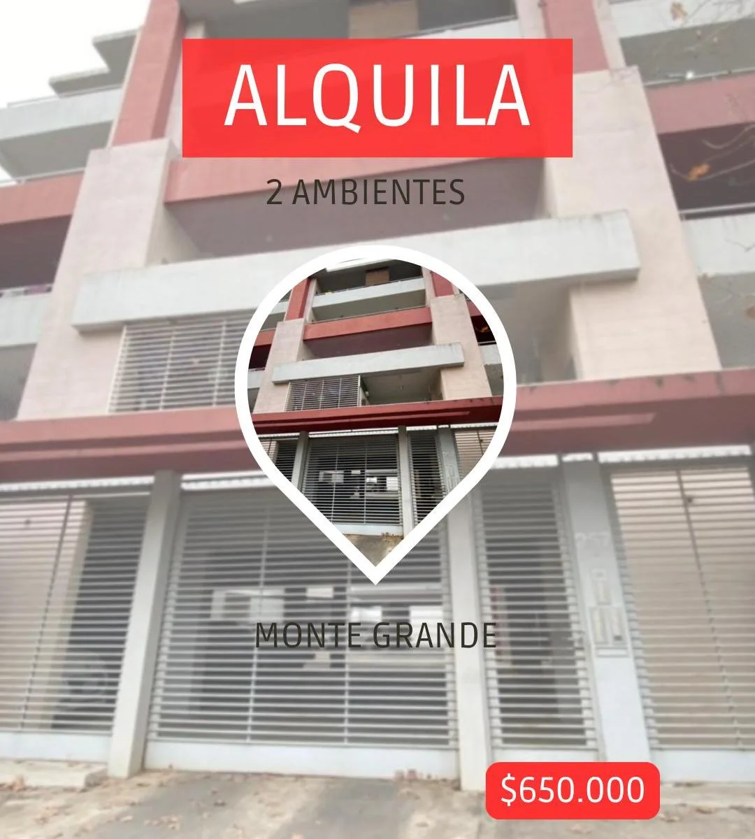 Departamento de 2 ambientes con cochera en Buenos Aires