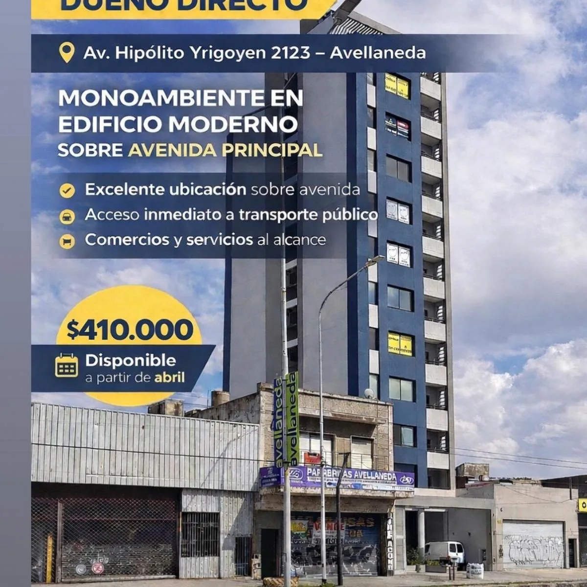 Kitnet novo na Avellaneda