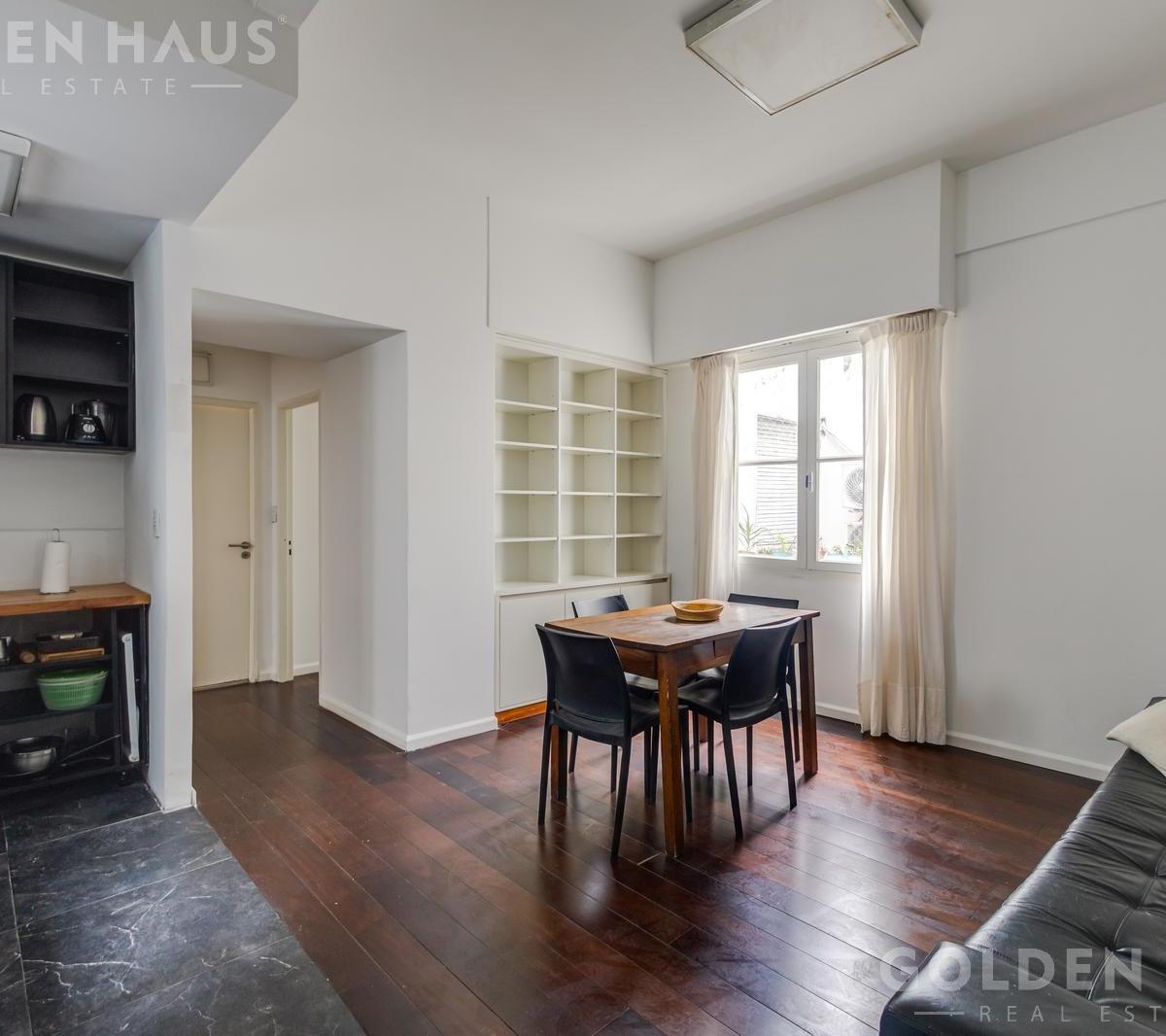 Apartamento de três ambientes com 2 quartos mobiliado em San Telmo
