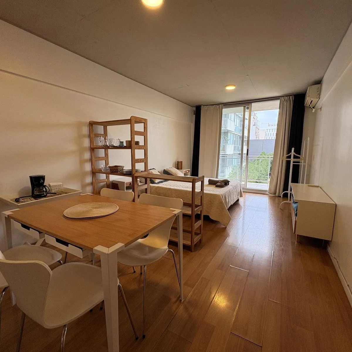 Квартира-студия с балконом в Villa Ortúzar