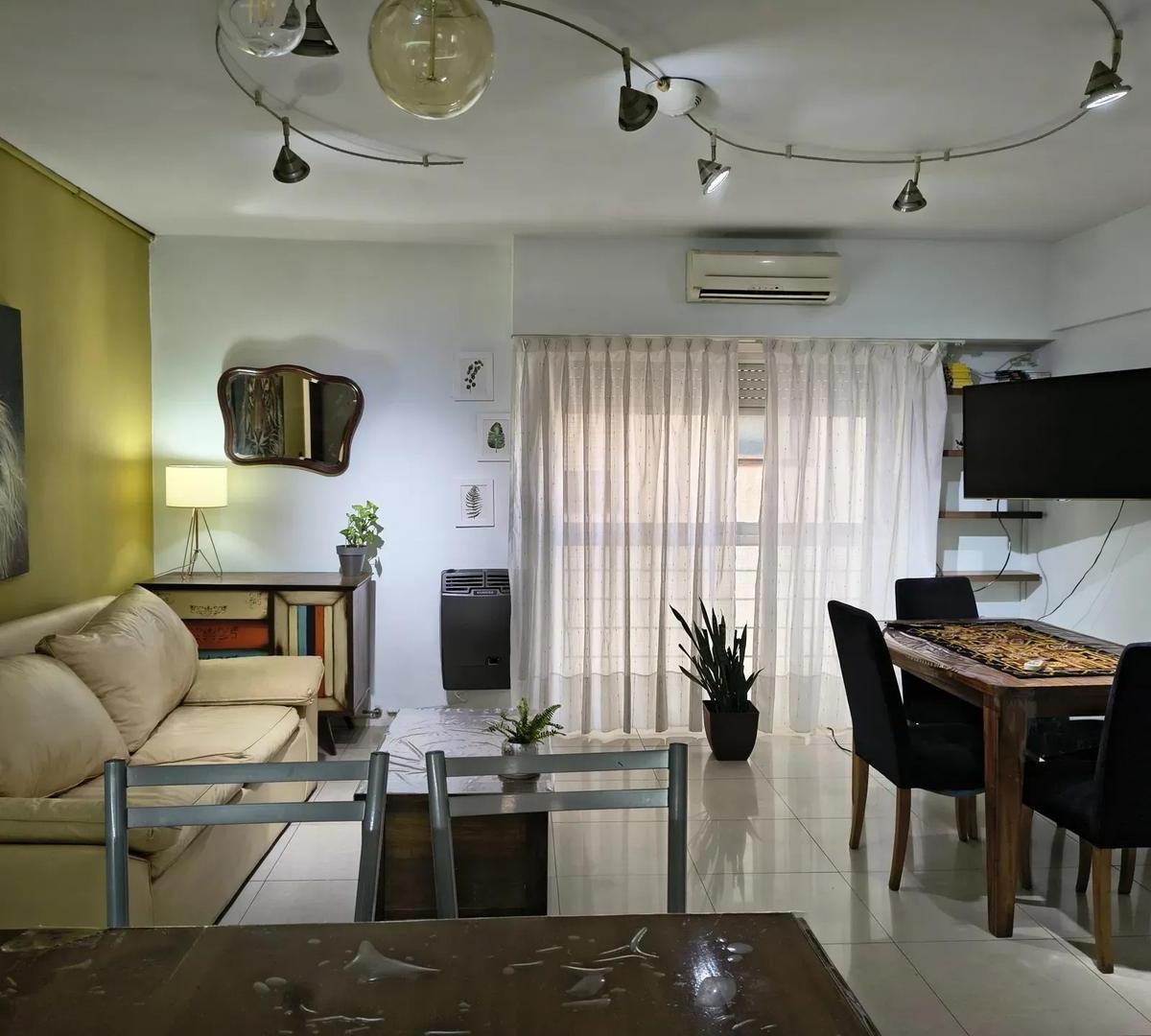 Apartamento mobiliado de 3 ambientes com 2 quartos em Caballito