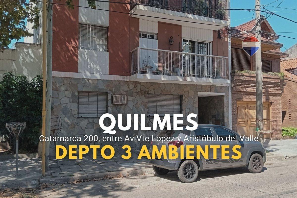 Departamento de 3 ambientes con balcón en Quilmes
