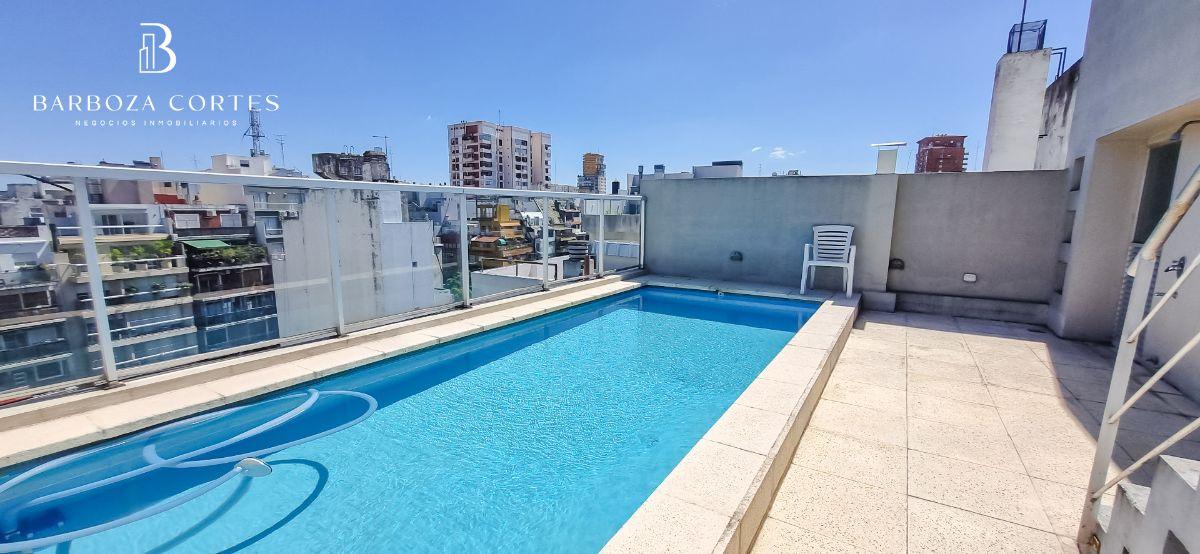 Apartamento de 3 ambientes com varanda e vaga fixa de garagem em Palermo