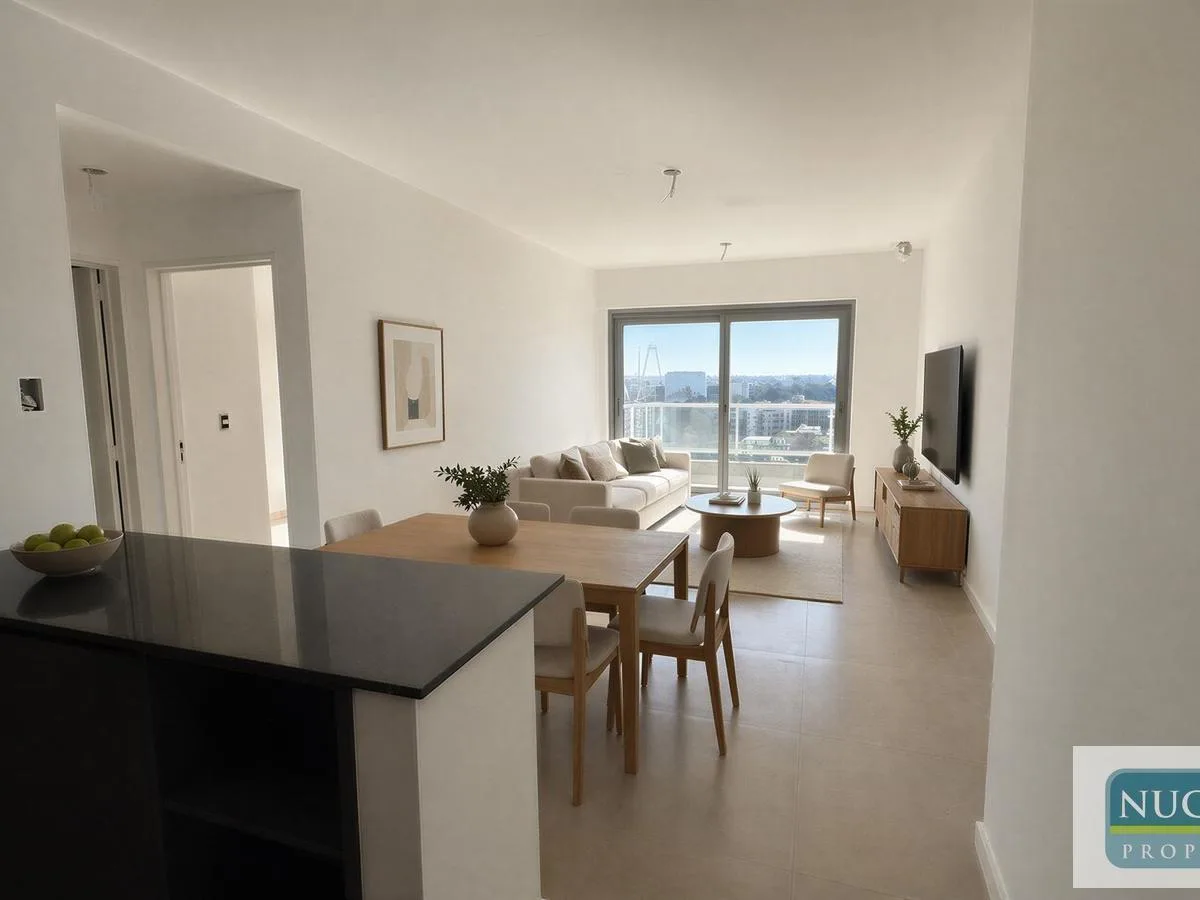 Brand-new two-room apartment with parking in Tigre Centro