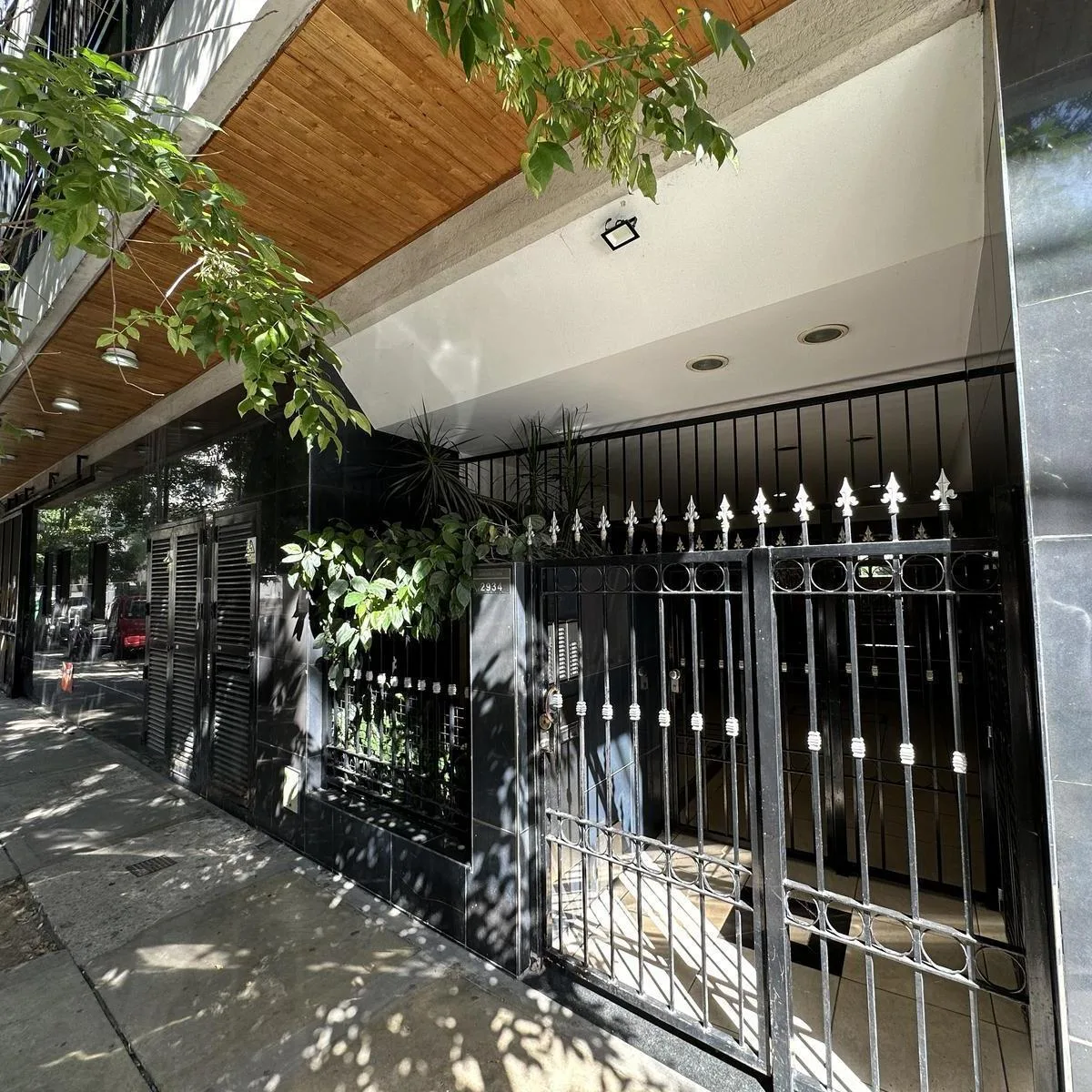 Half-room studio apartment with terrace balcony in Balvanera