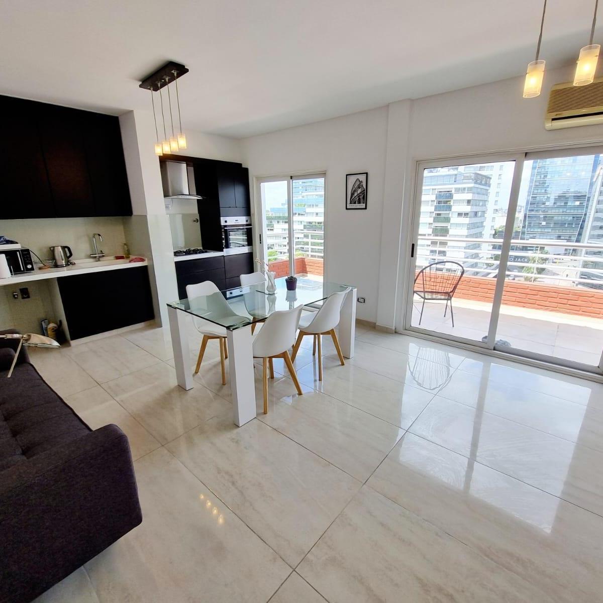 Apartamento duplex mobiliado de 3 ambientes em Puerto Madero