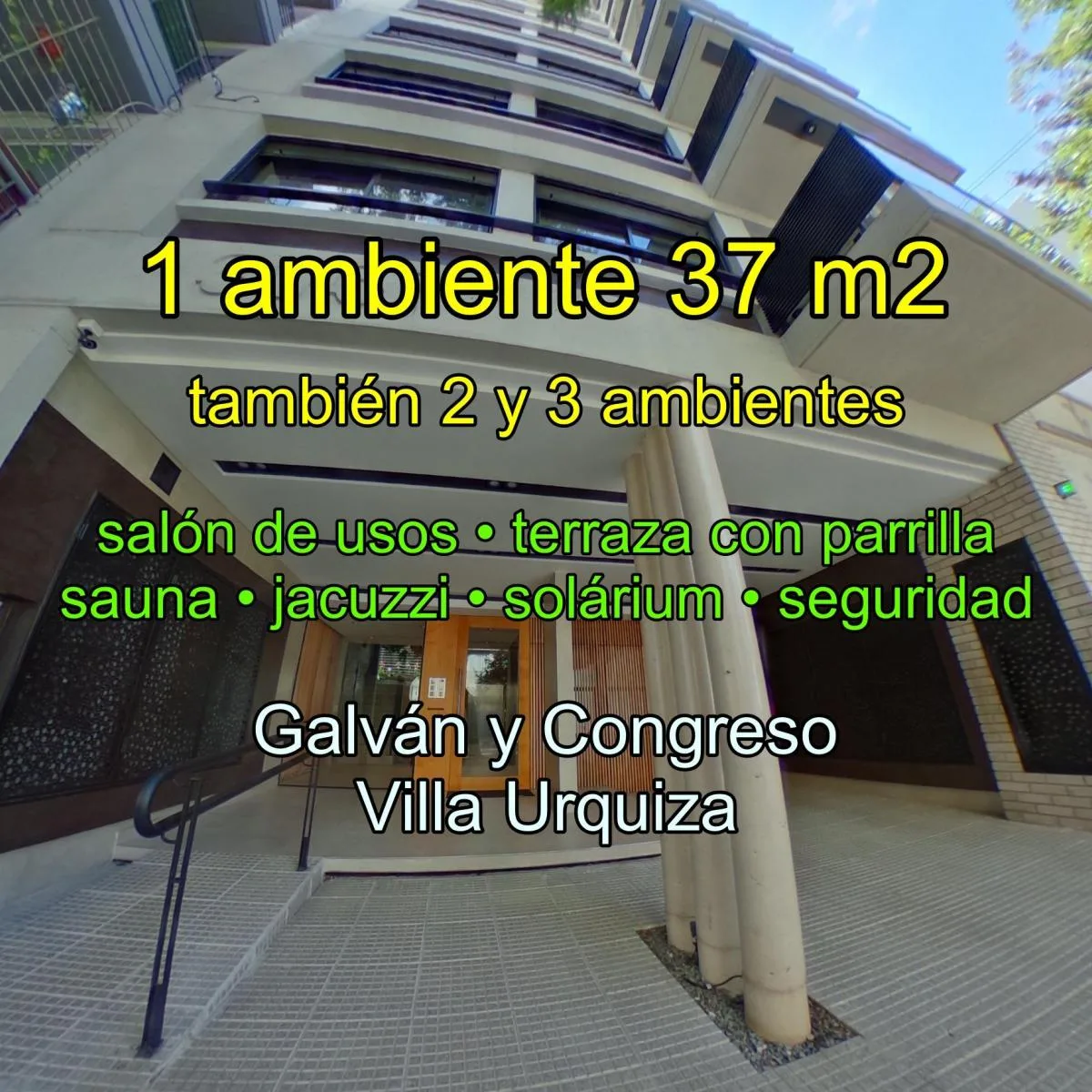 Monoambiente en Villa Urquiza