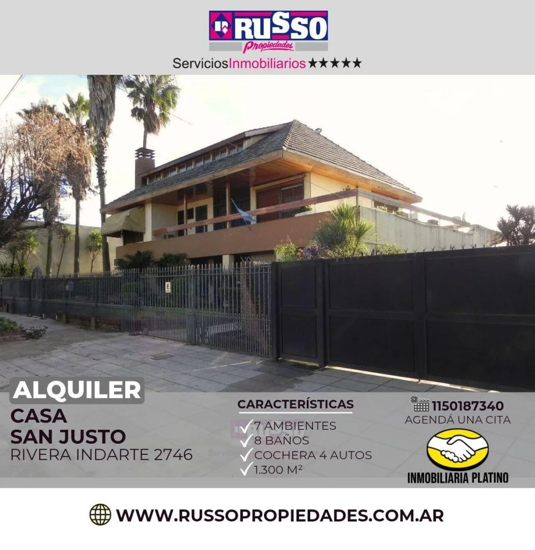 Casa de 7 ambientes en San Justo
