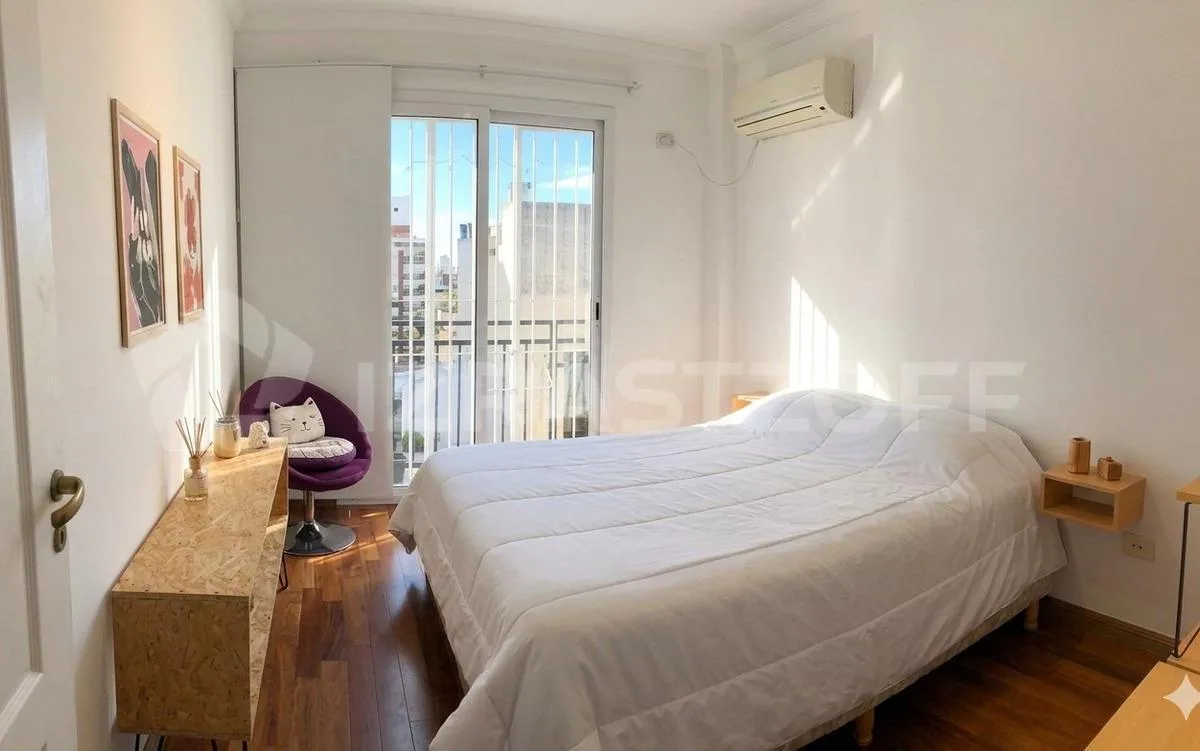 Apartamento de dois ambientes mobiliado em Martínez