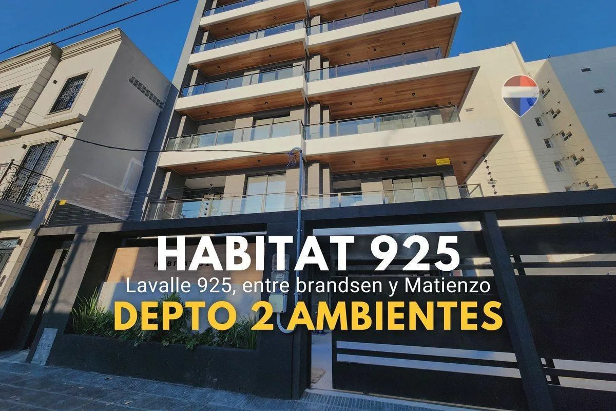 Brand new furnished two-room apartment with parking in Quilmes Centro