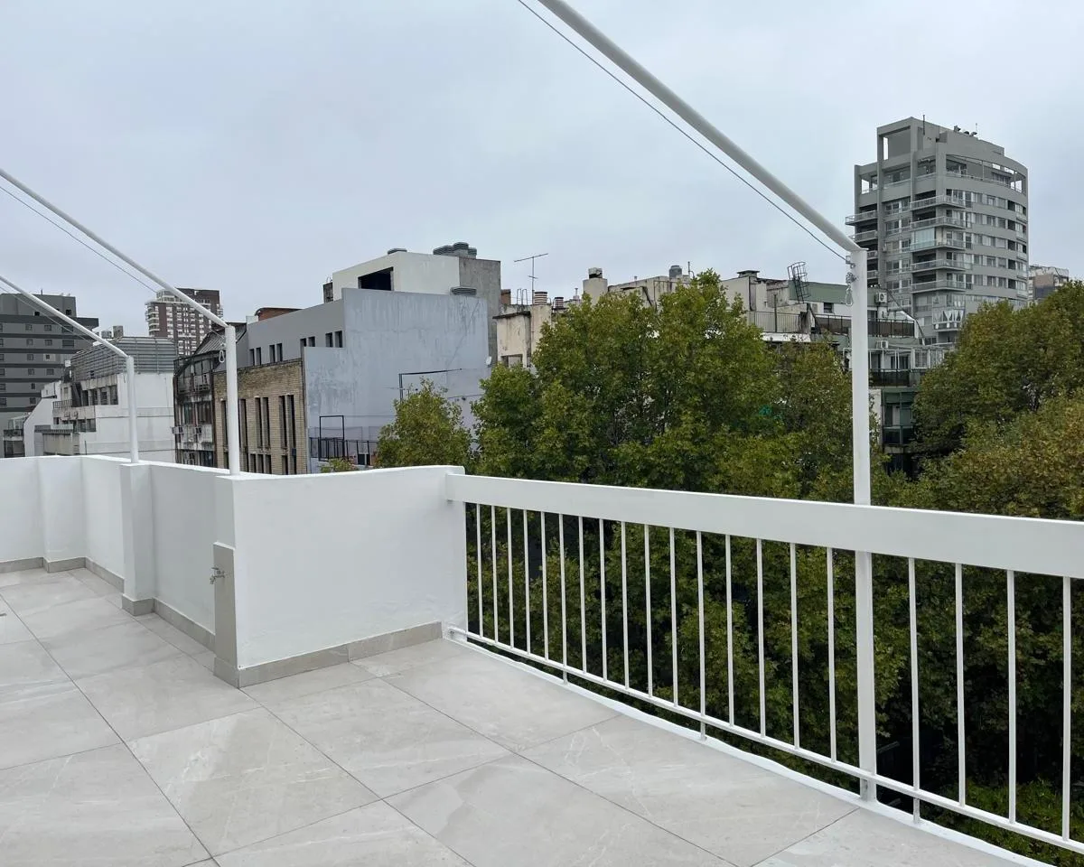 Departamento de 2 ambientes con balcón terraza en Belgrano