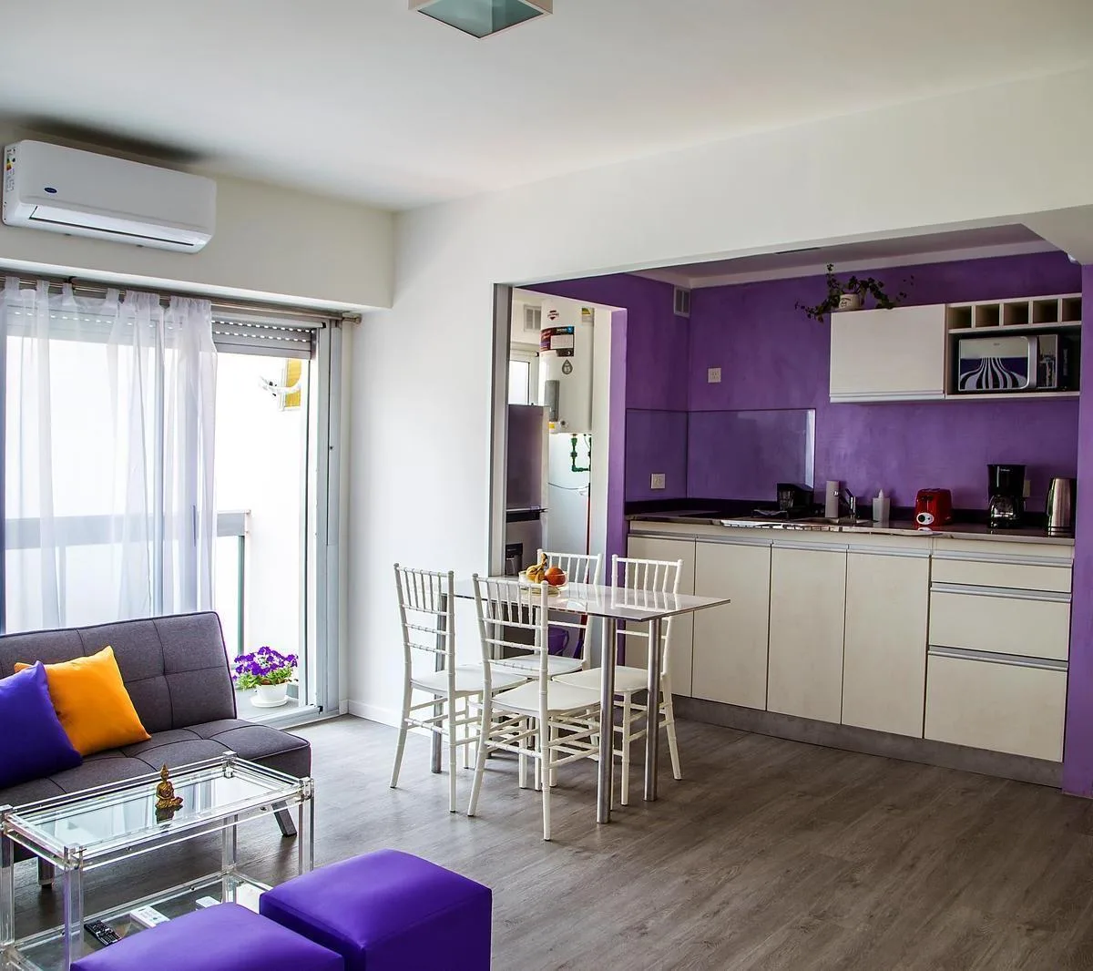 Apartamento de dois ambientes mobiliado em San Nicolás