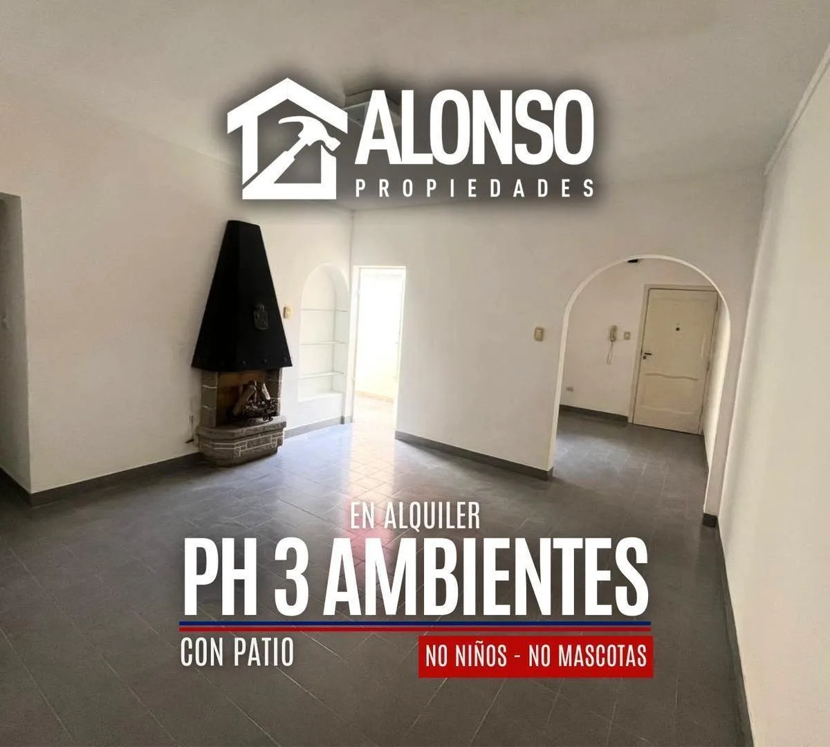 PH com 3 ambientes e pátio em Lanús Oeste