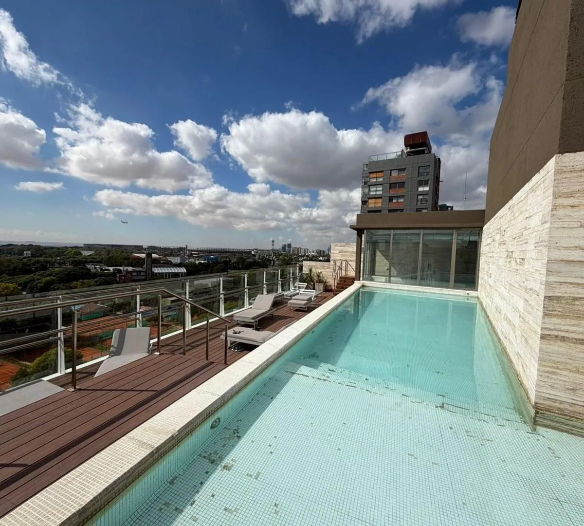 Studio apartment with balcony in Núñez