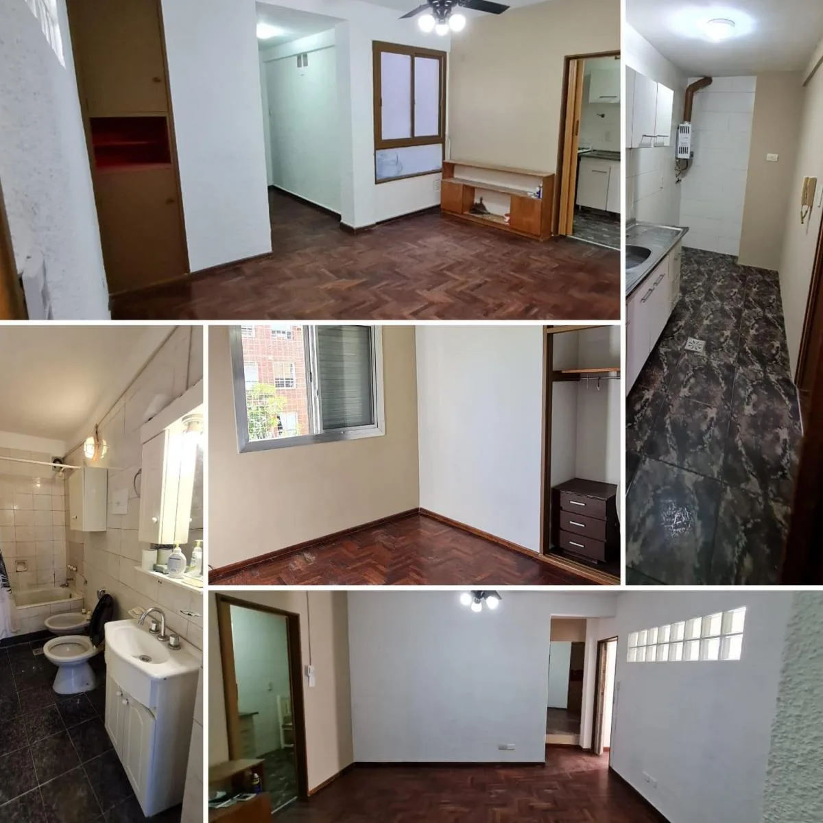 Departamento de 2 ambientes en Caballito, Pque. Rivadavia