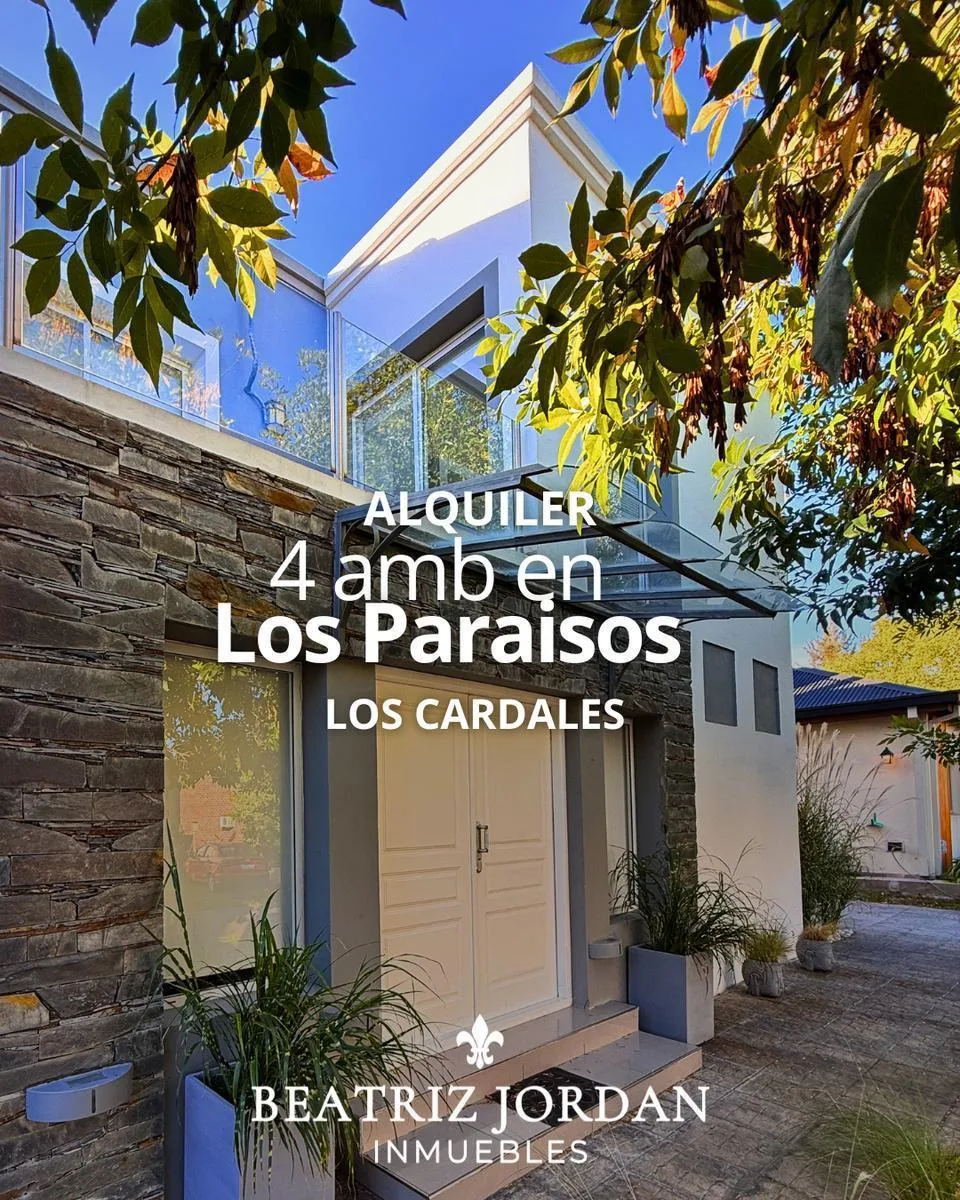 Casa 4 Ambientes en Alquiler, Barrio Los Paraisos, Los Cardales