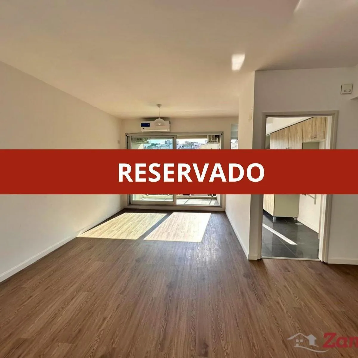 Apartamento de dois ambientes novo com varanda em Caballito