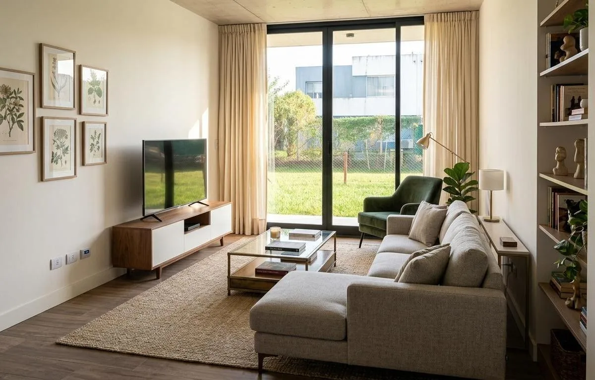 Departamento de 2 ambientes con jardín en Tigre