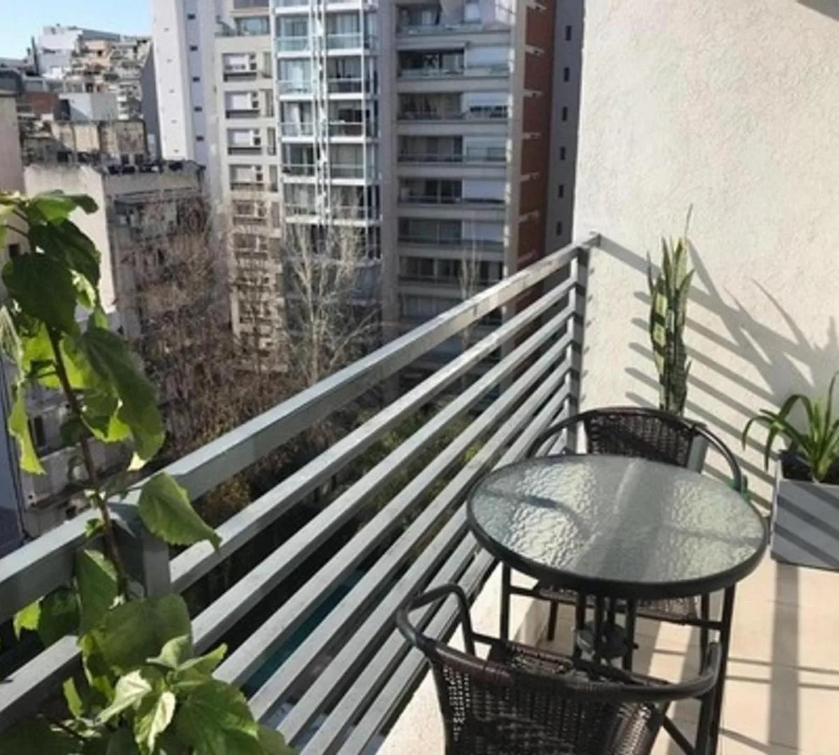 Furnished studio apartment with balcony in Belgrano