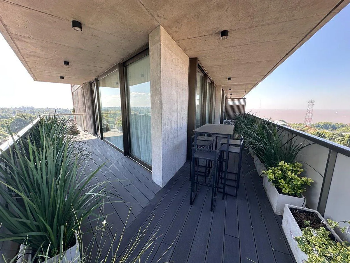 Departamento de 2 ambientes con vista al Río de la Plata en La Lucila