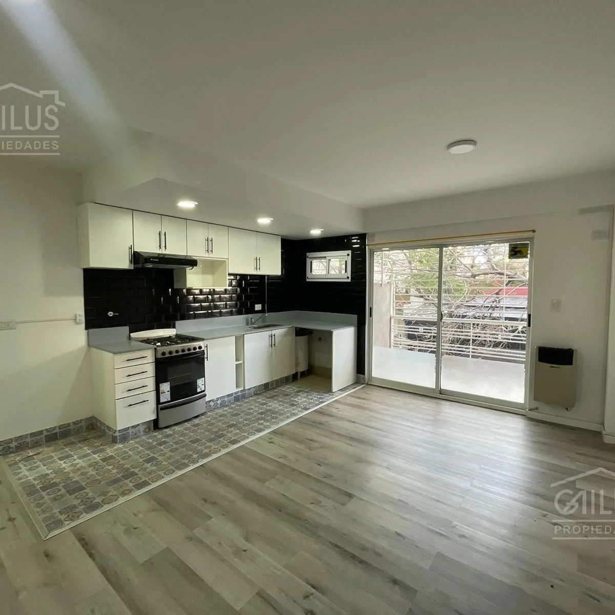 Квартира с 1 спальней и балконом в Villa del Parque