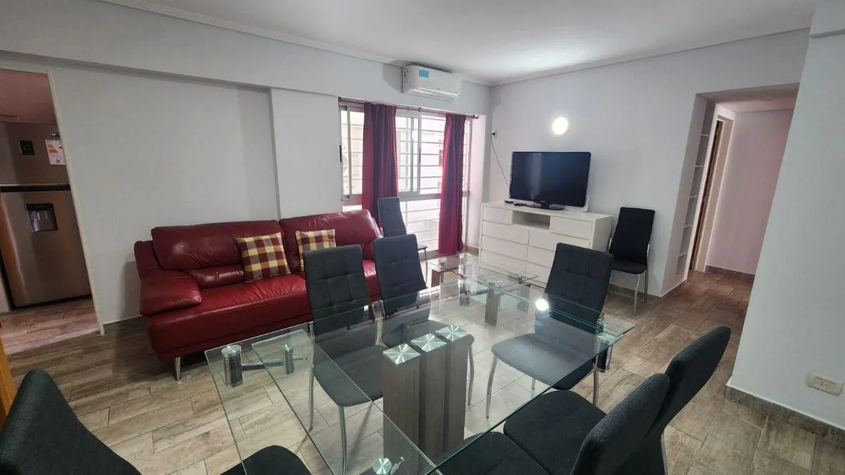 Apartamento de dois ambientes mobiliado e equipado em Caballito