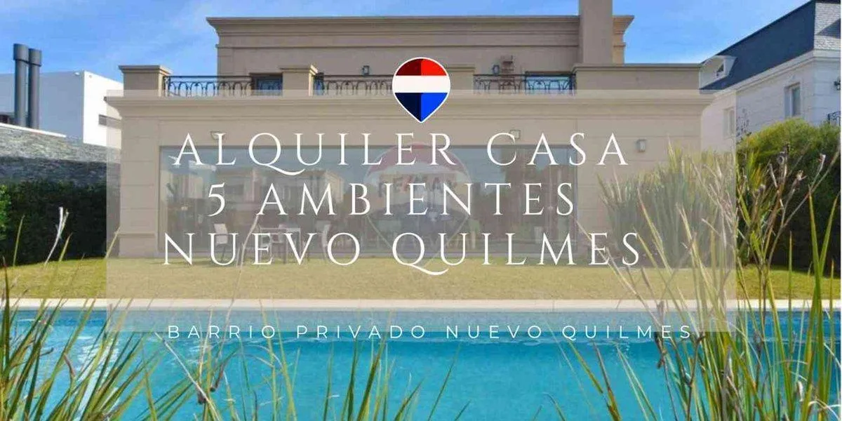 Casa de 5 ambientes com piscina em Nuevo Quilmes