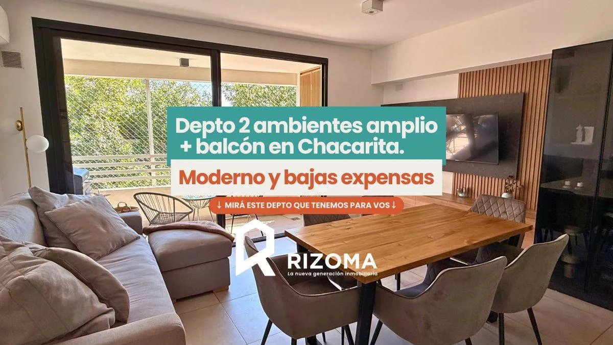 Departamento de 2 ambientes sin amoblamiento en Chacarita