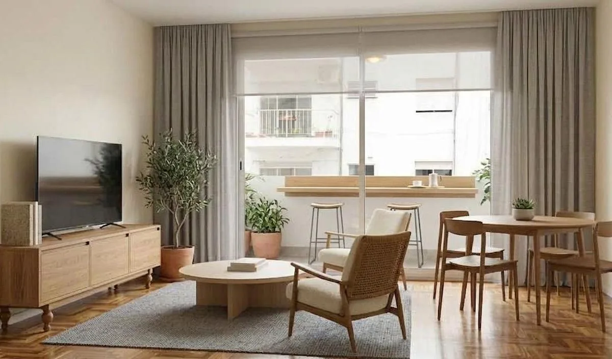 Departamento amoblado de 2 ambientes en Almagro