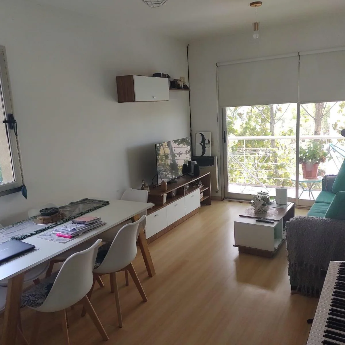 Two-room apartment with front balcony in La Matanza
